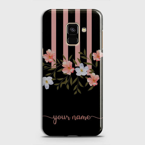 Samsung A6 2018 Cover - Floral Series - Matte Finish - Snap On Hard Case with LifeTime Colors Guarantee