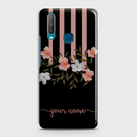 Vivo Y17 Cover - Floral Series - Matte Finish - Snap On Hard Case with LifeTime Colors Guarantee