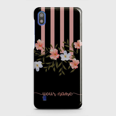 Samsung Galaxy A10 Cover - Floral Series - Matte Finish - Snap On Hard Case with LifeTime Colors Guarantee