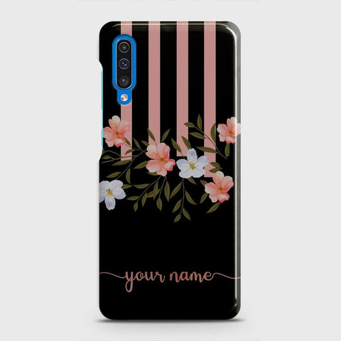 Samsung Galaxy A30s Cover - Floral Series - Matte Finish - Snap On Hard Case with LifeTime Colors Guarantee