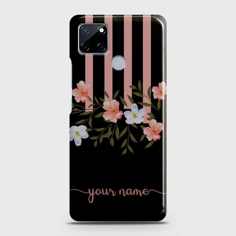 Realme Narzo 30A Cover - Floral Series - Matte Finish - Snap On Hard Case with LifeTime Colors Guarantee