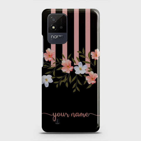 Realme C20 Cover - Floral Series - Matte Finish - Snap On Hard Case with LifeTime Colors Guarantee