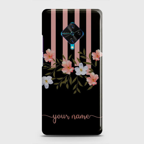 Vivo S1 Pro  Cover - Floral Series - Matte Finish - Snap On Hard Case with LifeTime Colors Guarantee