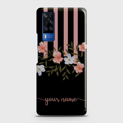 Vivo Y33  Cover - Floral Series - Matte Finish - Snap On Hard Case with LifeTime Colors Guarantee