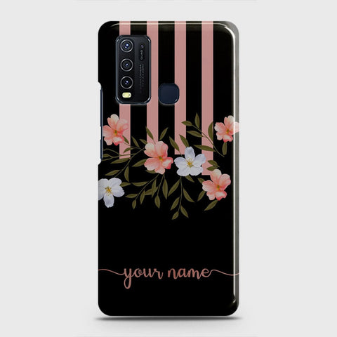 Vivo Y30  Cover - Floral Series - Matte Finish - Snap On Hard Case with LifeTime Colors Guarantee