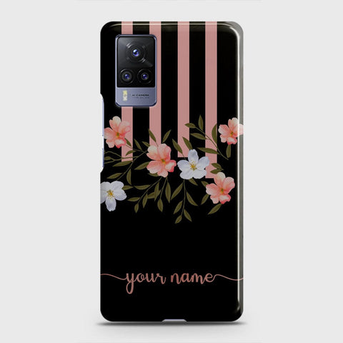 Vivo V21  Cover - Floral Series - Matte Finish - Snap On Hard Case with LifeTime Colors Guarantee