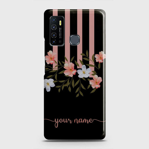 Infinix Hot 9 Pro Cover - Floral Series - Matte Finish - Snap On Hard Case with LifeTime Colors Guarantee