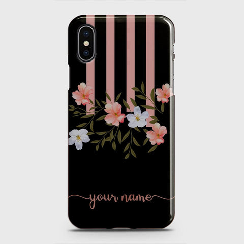 iPhone XS Max Cover - Floral Series - Matte Finish - Snap On Hard Case with LifeTime Colors Guarantee