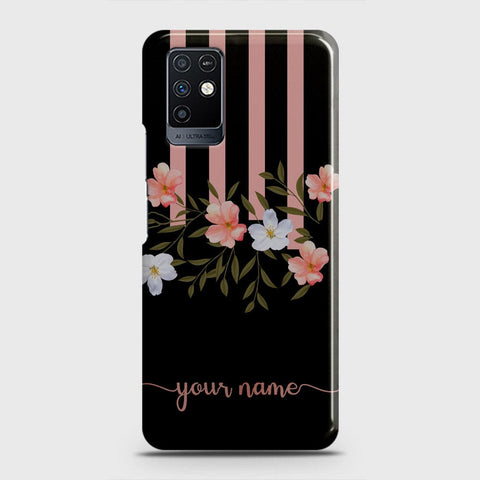 Infinix Note 10 Cover - Floral Series - Matte Finish - Snap On Hard Case with LifeTime Colors Guarantee