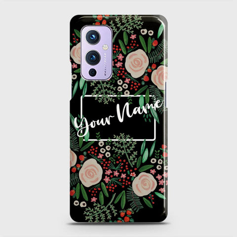 OnePlus 9  Cover - Floral Series - Matte Finish - Snap On Hard Case with LifeTime Colors Guarantee