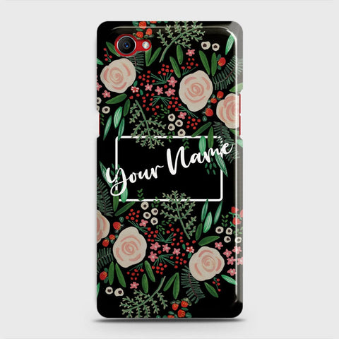 Oppo F7 Youth Cover - Floral Series - Matte Finish - Snap On Hard Case with LifeTime Colors Guarantee