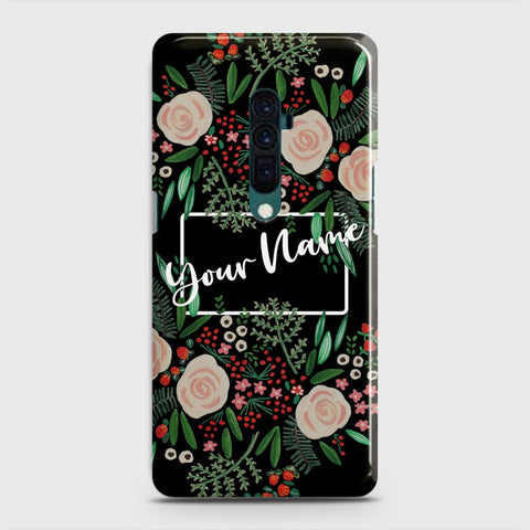 Oppo Reno 10x zoom Cover - Floral Series - Matte Finish - Snap On Hard Case with LifeTime Colors Guarantee