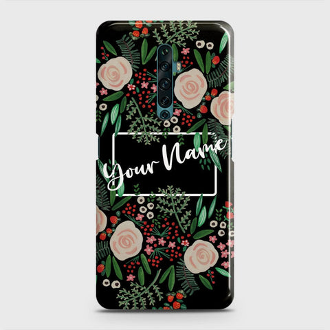 Oppo Reno 2Z Cover - Floral Series - Matte Finish - Snap On Hard Case with LifeTime Colors Guarantee