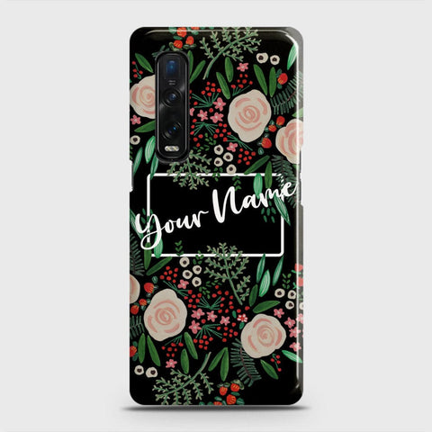 Oppo Find X2 Pro Cover - Floral Series - Matte Finish - Snap On Hard Case with LifeTime Colors Guarantee