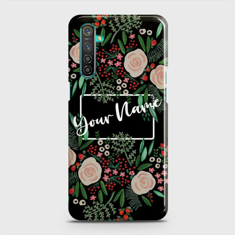 Realme 6i Cover - Floral Series - Matte Finish - Snap On Hard Case with LifeTime Colors Guarantee