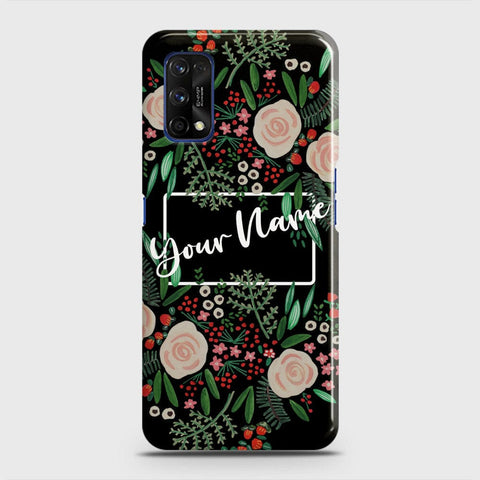 Realme 7 Pro Cover - Floral Series - Matte Finish - Snap On Hard Case with LifeTime Colors Guarantee