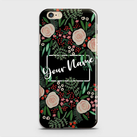 iPhone 6S Cover - Floral Series - Matte Finish - Snap On Hard Case with LifeTime Colors Guarantee