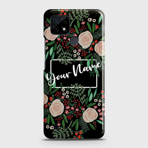 Realme C11 2021 Cover - Floral Series - Matte Finish - Snap On Hard Case with LifeTime Colors Guarantee