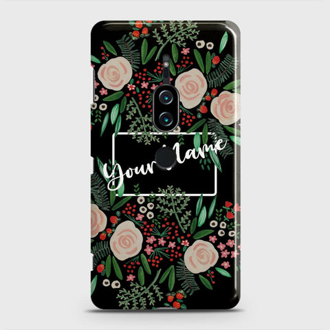 Sony Xperia XZ2 Premium Cover - Floral Series - Matte Finish - Snap On Hard Case with LifeTime Colors Guarantee