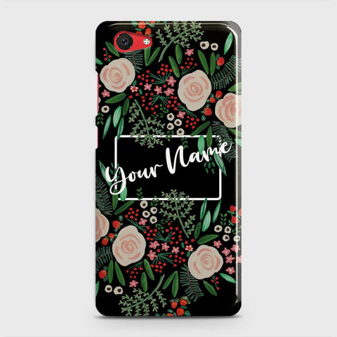 Vivo Y71 Cover - Floral Series - Matte Finish - Snap On Hard Case with LifeTime Colors Guarantee