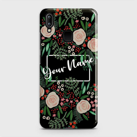 Vivo Y95 Cover - Floral Series - Matte Finish - Snap On Hard Case with LifeTime Colors Guarantee