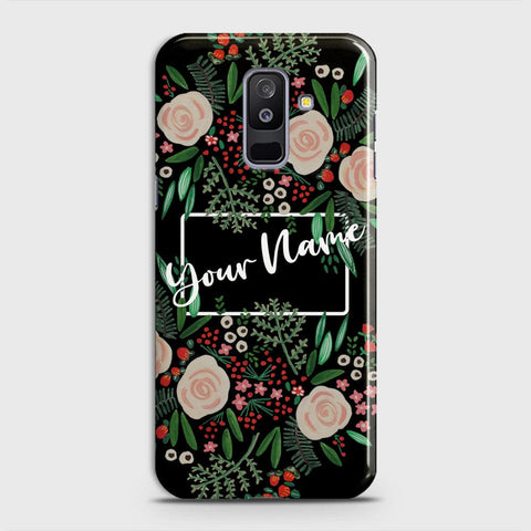 Samsung A6 Plus 2018 Cover - Floral Series - Matte Finish - Snap On Hard Case with LifeTime Colors Guarantee