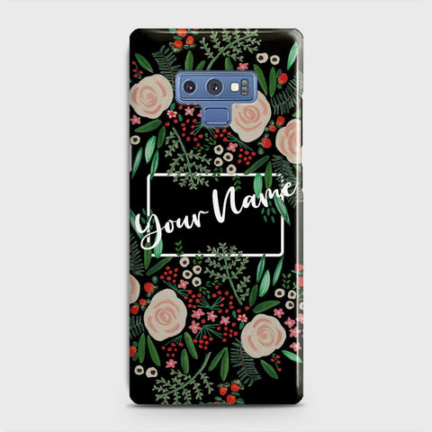 Samsung Galaxy Note 9 Cover - Floral Series - Matte Finish - Snap On Hard Case with LifeTime Colors Guarantee