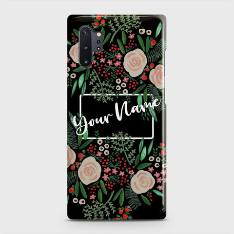 Samsung Galaxy Note 10 Plus Cover - Floral Series - Matte Finish - Snap On Hard Case with LifeTime Colors Guarantee