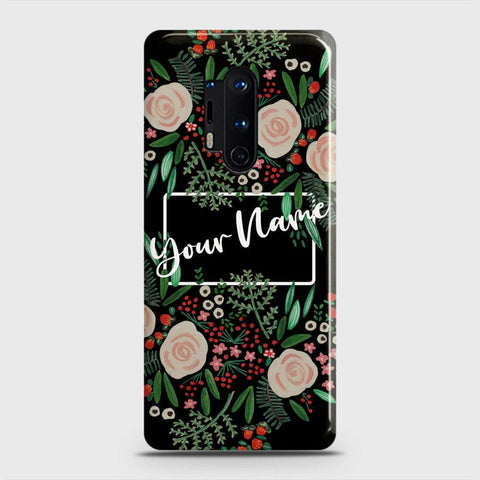 OnePlus 8 Pro Cover - Floral Series - Matte Finish - Snap On Hard Case with LifeTime Colors Guarantee