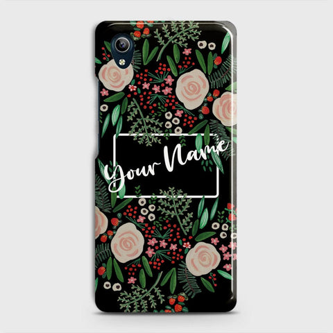 Vivo Y91i Cover - Floral Series - Matte Finish - Snap On Hard Case with LifeTime Colors Guarantee