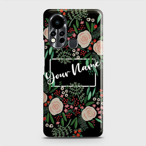 Infinix Hot 11s Cover - Floral Series - Matte Finish - Snap On Hard Case with LifeTime Colors Guarantee