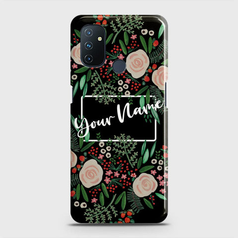 OnePlus Nord N100 Cover - Floral Series - Matte Finish - Snap On Hard Case with LifeTime Colors Guarantee