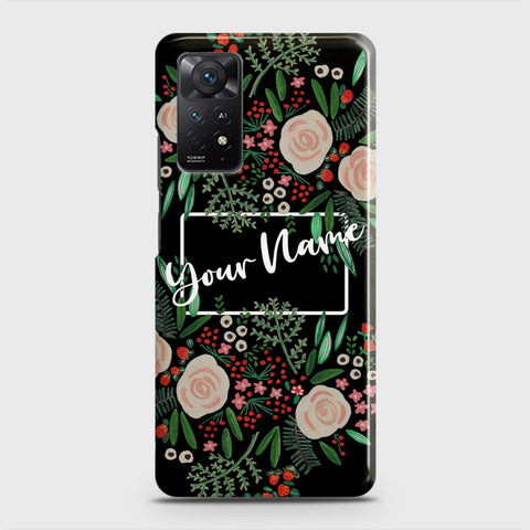 Xiaomi Redmi Note 11S Cover - Floral Series - Matte Finish - Snap On Hard Case with LifeTime Colors Guarantee