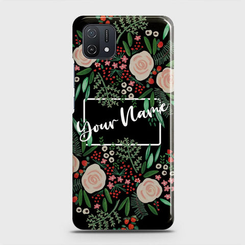 Oppo A16e Cover - Floral Series - Matte Finish - Snap On Hard Case with LifeTime Colors Guarantee