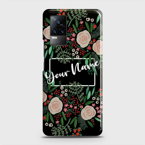 Vivo Y73  Cover - Floral Series - Matte Finish - Snap On Hard Case with LifeTime Colors Guarantee