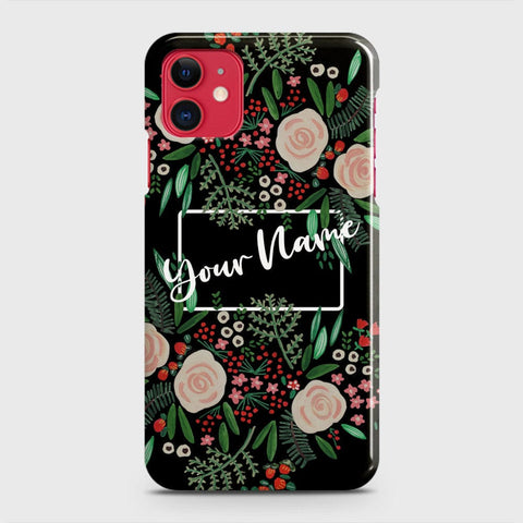 iPhone 11 Cover - Floral Series - Matte Finish - Snap On Hard Case with LifeTime Colors Guarantee