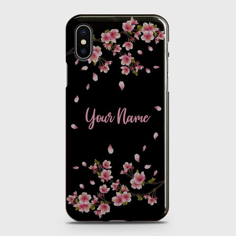 iPhone Xs Cover - Floral Series - Matte Finish - Snap On Hard Case with LifeTime Colors Guarantee