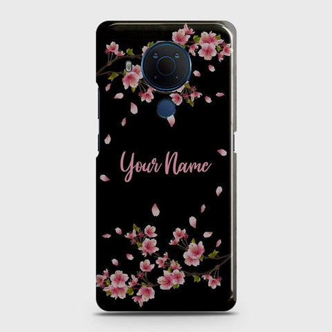 Nokia 5.4 Cover - Floral Series - Matte Finish - Snap On Hard Case with LifeTime Colors Guarantee