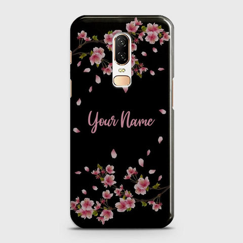 OnePlus 6  Cover - Floral Series - Matte Finish - Snap On Hard Case with LifeTime Colors Guarantee