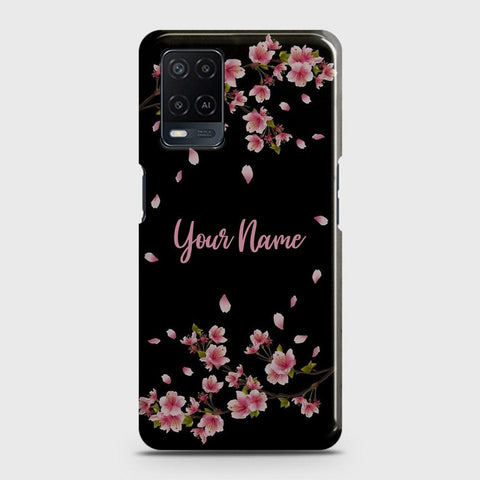 Oppo A54  Cover - Floral Series - Matte Finish - Snap On Hard Case with LifeTime Colors Guarantee