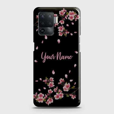 Oppo F19 Pro Cover - Floral Series - Matte Finish - Snap On Hard Case with LifeTime Colors Guarantee