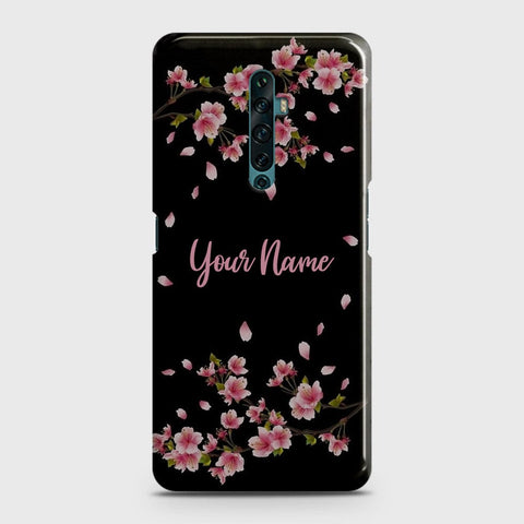 Oppo Reno 2Z Cover - Floral Series - Matte Finish - Snap On Hard Case with LifeTime Colors Guarantee