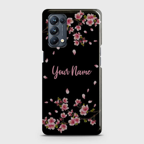 Oppo Reno 5 Pro 5G Cover - Floral Series - Matte Finish - Snap On Hard Case with LifeTime Colors Guarantee