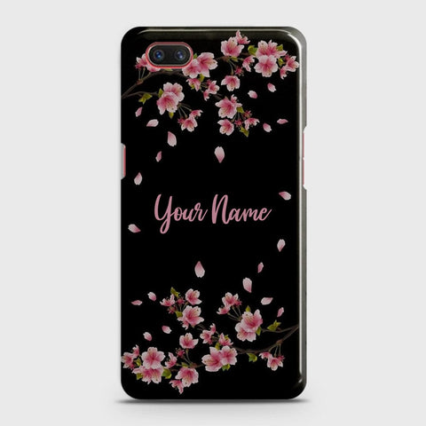 Realme C2 with out flash light hole Cover - Floral Series - Matte Finish - Snap On Hard Case with LifeTime Colors Guarantee