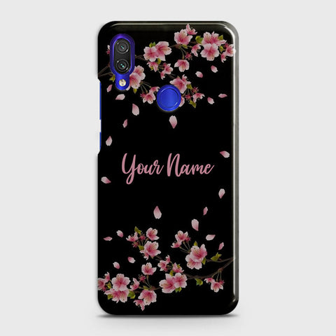 Xiaomi Redmi Note 7 Cover - Floral Series - Matte Finish - Snap On Hard Case with LifeTime Colors Guarantee