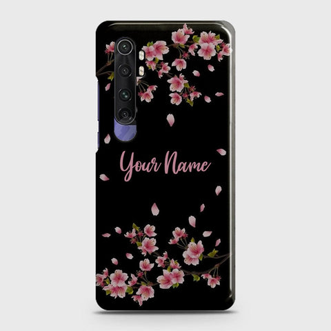 Xiaomi Mi Note 10 Lite Cover - Floral Series - Matte Finish - Snap On Hard Case with LifeTime Colors Guarantee