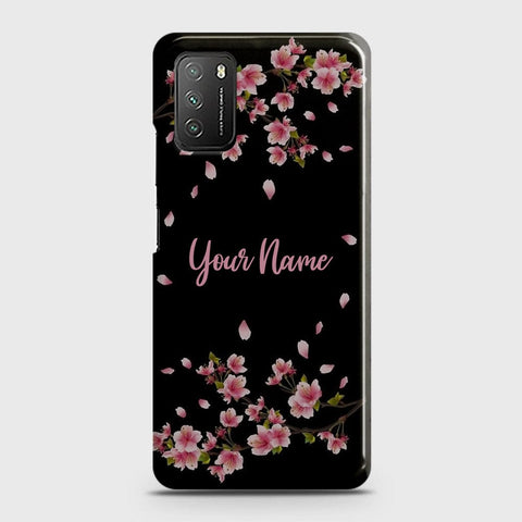 Xiaomi Poco M3 Cover - Floral Series - Matte Finish - Snap On Hard Case with LifeTime Colors Guarantee