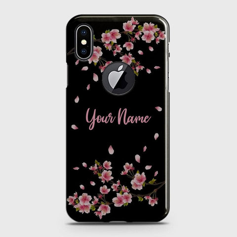 iPhone XS with Cut Cover - Floral Series - Matte Finish - Snap On Hard Case with LifeTime Colors Guarantee