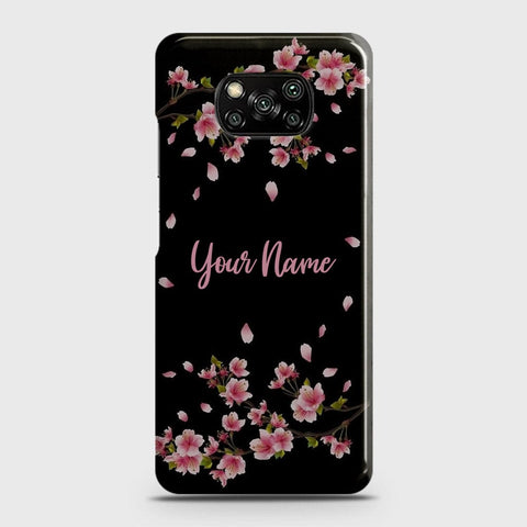 Xiaomi Poco X3 Cover - Floral Series - Matte Finish - Snap On Hard Case with LifeTime Colors Guarantee