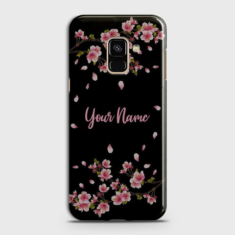 Samsung A6 2018 Cover - Floral Series - Matte Finish - Snap On Hard Case with LifeTime Colors Guarantee